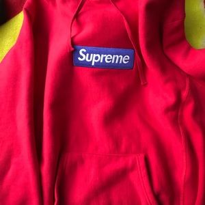 Supreme Red Bogo Hoodie